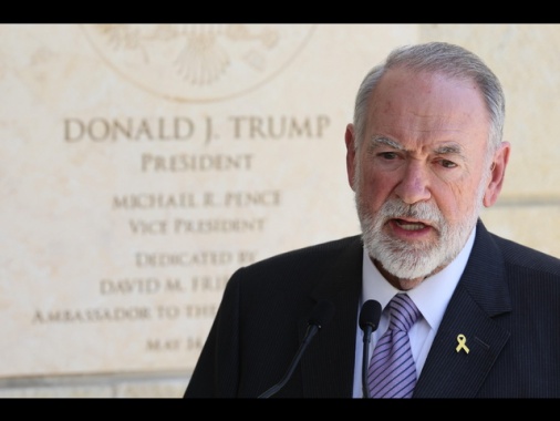 Ambasciatore Usa smentisce voci riconoscimento Palestina