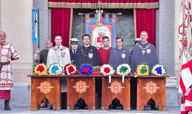 La cerimonia d’investitura  (Pubblifoto)