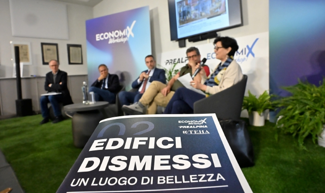Da sinistra: Pascarella, Marco Reguzzoni, Jacopo Palermo, Paolo Ceré ed Elena Brusa Pasqué (foto Angelo Puricelli/BLITZ)