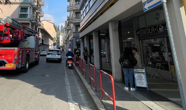 Via Cavour a Varese (foto Redazione)