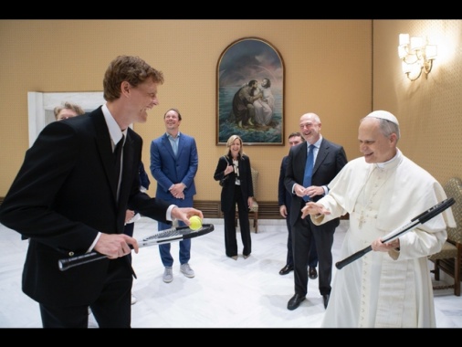 Sinner al Papa, 'agli Internazionali siamo in gioco'