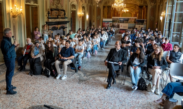 L’incontro in Salone Estense (foto Andrea Cogotti/BLITZ)