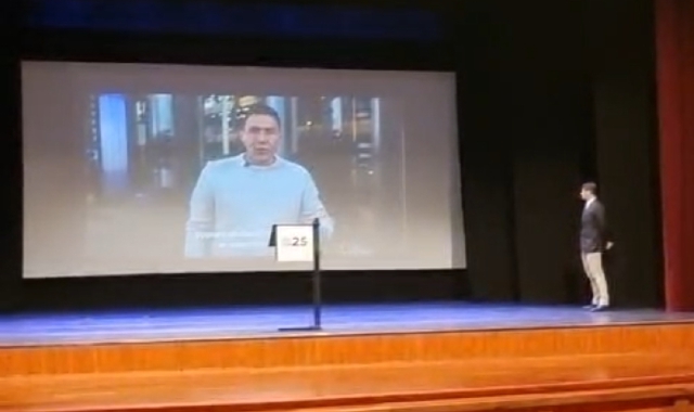 Vannacci in video al convegno