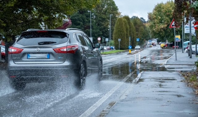 Una giornata di pioggia e temporali