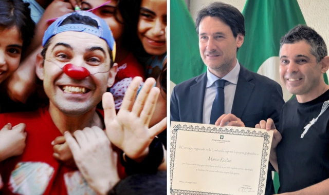 Claun il Pimpa tra i bambini e al Pirellone col consigliere regionale Licata per il premio