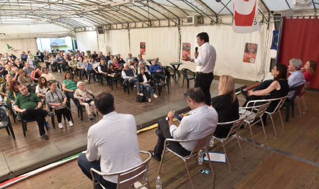 Un momento della Festa dell’Unità 2024 (foto Blitz)