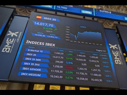 Borsa: Europa in calo, Francoforte -0,44%