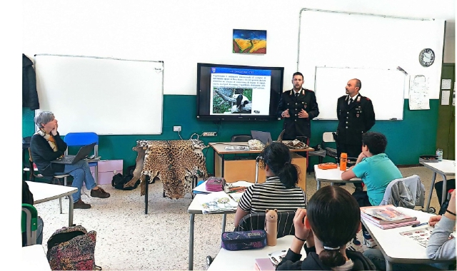 Carabinieri forestali in cattedra a Golasecca