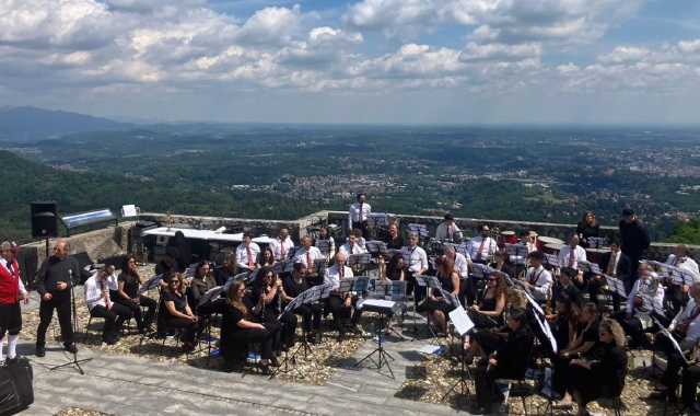 Il concerto sulla terrazza del Mosè