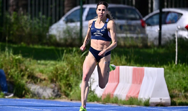 Virginia Troiani in pista a Busto Arsizio (foto Michele Maraviglia)
