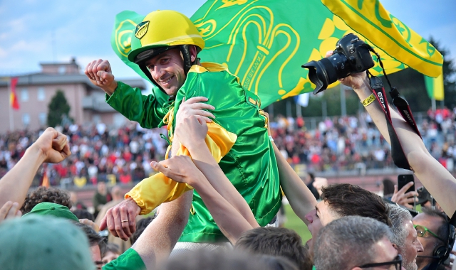 Un momento della prima batteria (foto Marini - Scattografia)