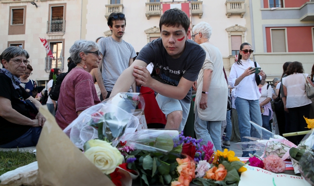 La manifestazione contro la violenza e nel ricordo di Vasilica Potincu  (Foto Loris Marini)