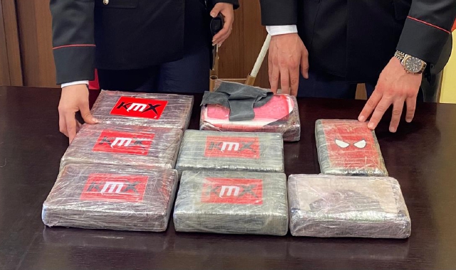 La droga sequestrata dai carabinieri 