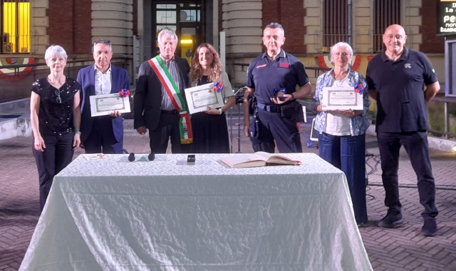 I benemeriti di Caronno: Codarri, Cattaneo e Salafia