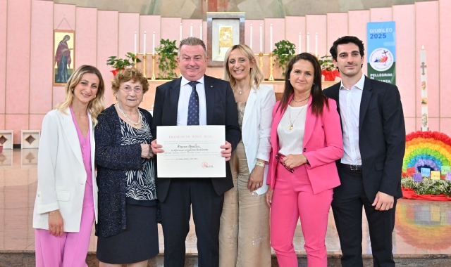 La cerimonia nella chiesa di Beata Giuliana  (foto Blitz)