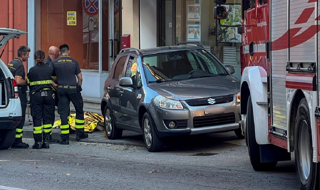 Un’immagine della tragedia avvenuta venerdì a Besozzo