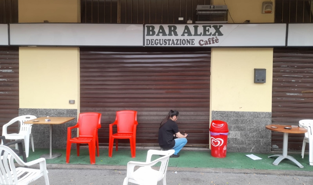 Il bar dove è avvenuta l’aggressione