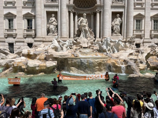 Blitz a Fontana di Trevi, tutti assolti gli attivisti