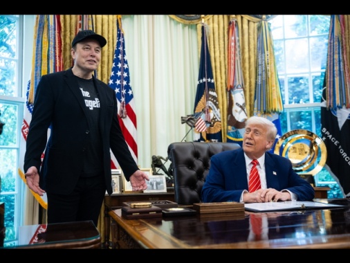 Media,Casa bianca programma una telefonata oggi Trump-Musk
