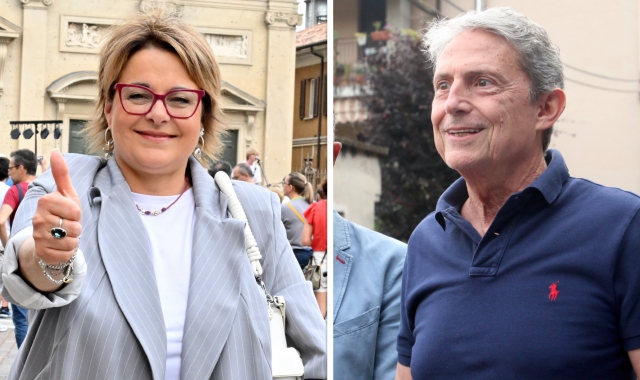 Ilaria Pagani e Rienzo Azzi hanno chiuso la campagna elettorale: domenica 8 e lunedì 9 giugno urne aperte per il ballottaggio  (foto Blitz)