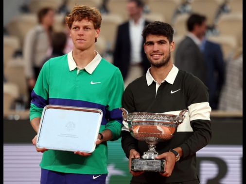 Record Sinner-Alcaraz, 5 milioni 38% di share su Nove-Eurosport