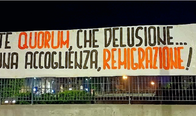 CasaPound: «Serve la remigrazione, il referendum lo conferma»