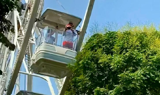 All’inaugurazione sarà possibile fare dei lanci dalla ruota panoramica di Arona