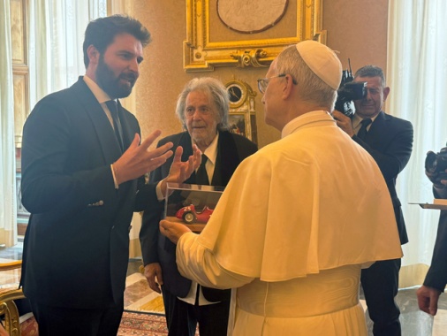 Al Pacino ricevuto in udienza da Papa Leone