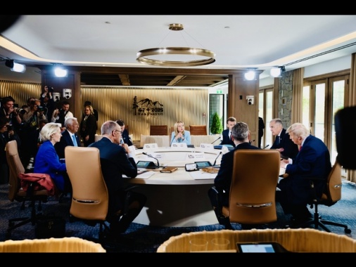 Casa Bianca, in corso incontro al G7 Trump-von der Leyen