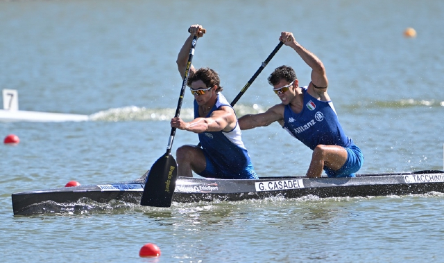 Gabriele Casadei e Carlo Tacchini (foto Federcanoa)