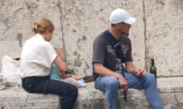 L’immagine scattata dal varesino Jacopo Bordone a Roma