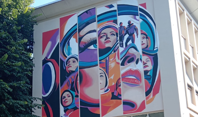 Un murale al Bonvesin de la Riva