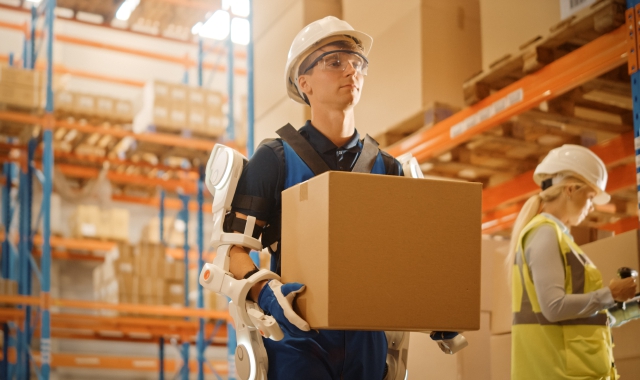 Esoscheletri in fabbrica e nei magazzini: il futuro è addosso