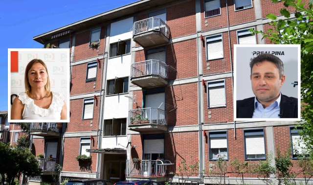 Edilizia popolare a Varese e nei riquadri Alice Bernardoni e Samuele Astuti