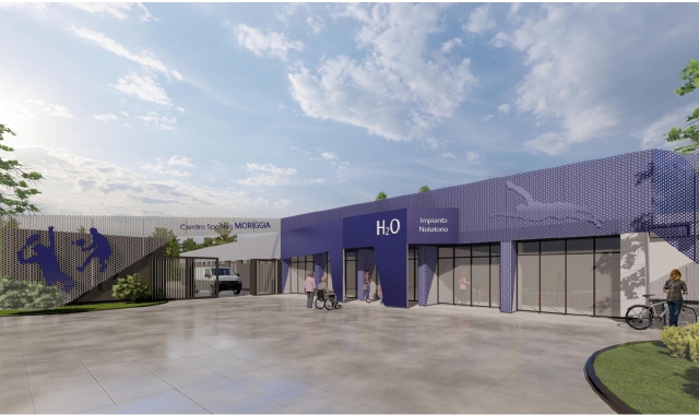 Il rendering del nuovo impianto