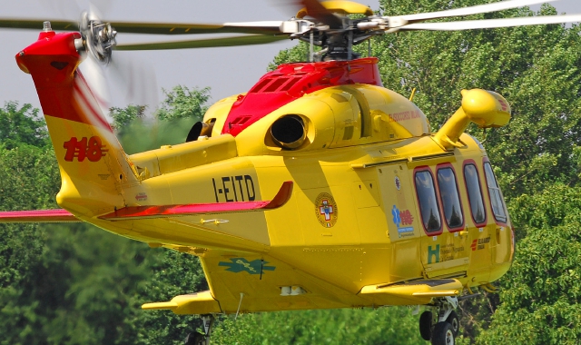 Elisoccorso in azione a Brusimpiano