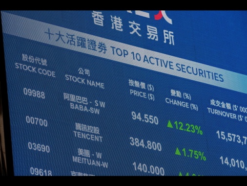 Borsa: Hong Kong negativa, apre a -0,27%