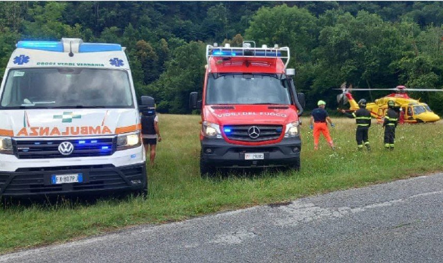 Volo di 5 metri: grave turista svizzera