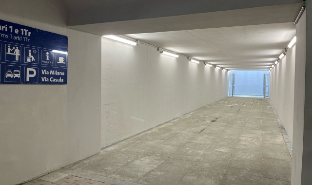 Il nuovo sottopasso che collega piazzale Kennedy alla stazione delle Nord