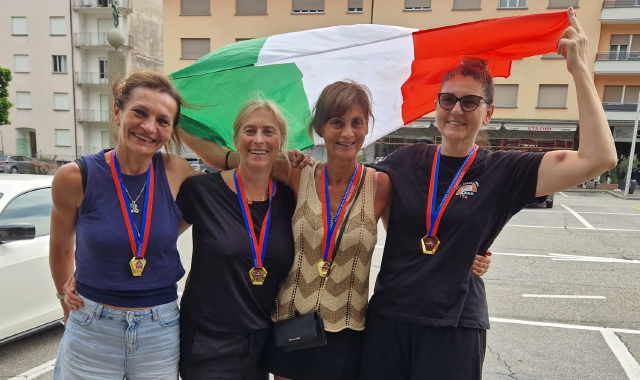 Le quattro giocatrici varesini che hanno trionfato nella competizione