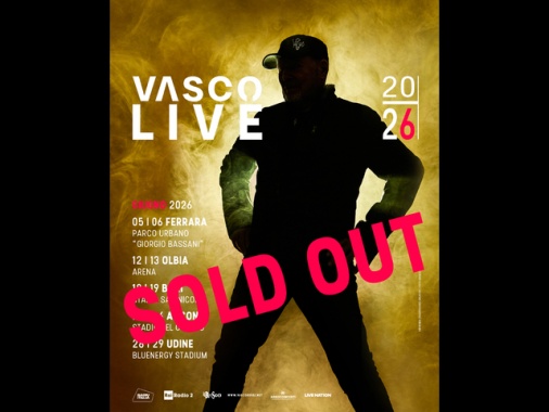 Vasco Live 2026, esauriti in poche ore tutti i concerti