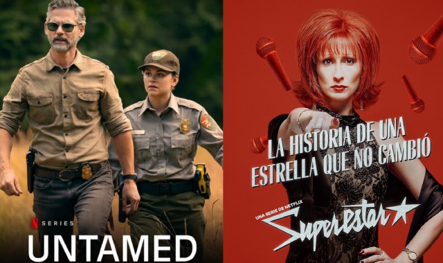 Le locandine delle due serie