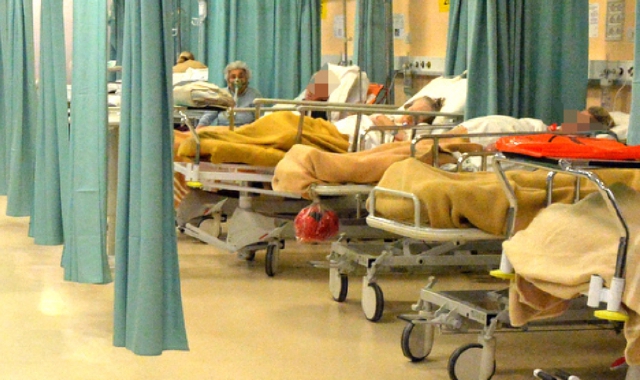 Ancora proteste da parte dei famigliari dei pazienti del Pronto soccorso dell’ospedale di Circolo di Varese  (foto Archivio)