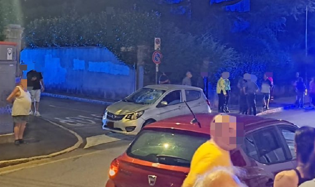 Coppia investita a Venegono Inferiore