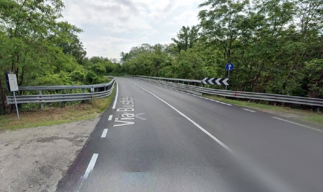 La strada statale 527 a Lonate Pozzolo