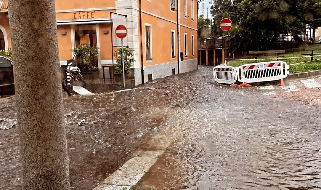 Nubifragio a Maccagno: danni e disagi