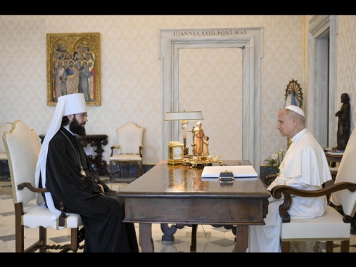 Il Papa vede l'inviato di Kirill, al centro guerra in Ucraina