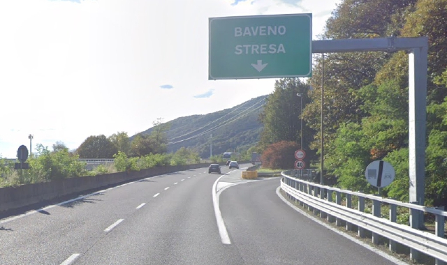 Lo svincolo di Baveno sull’A26