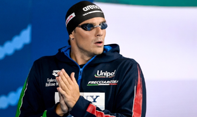 Nicolò Martinenghi ai Mondiali di nuoto di Singapore (foto DeepBlueMedia)