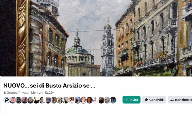 Busto Arsizio, elemosina online: web diviso